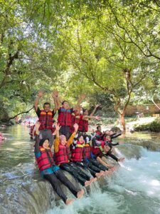 Family Gathering SMK YPIA Cimanggu 2025 Body Rafting Citumang 2