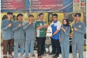 kunjungan industri bengkel Malika Jaya Majenang