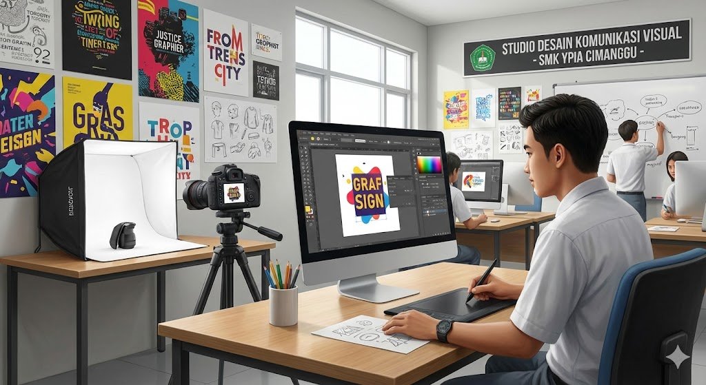 prospek kerja desain komunikasi visual smk ypia cimanggu